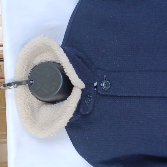 Express Men’s Navy Blue Sherpa Lined Jacket, nwt - Picture 3 of 10